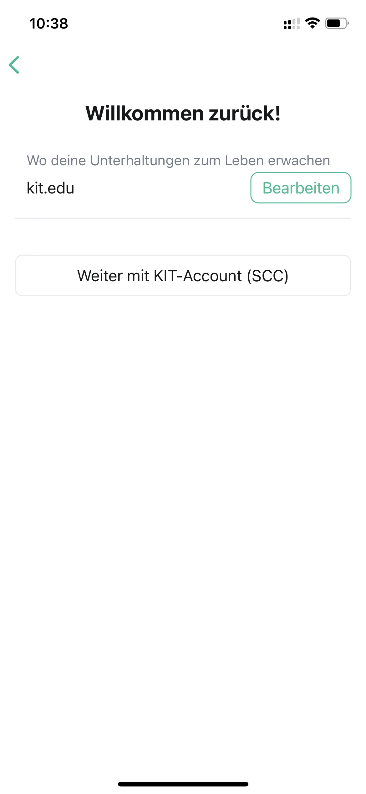 Weiterleitung zum KIT-Login